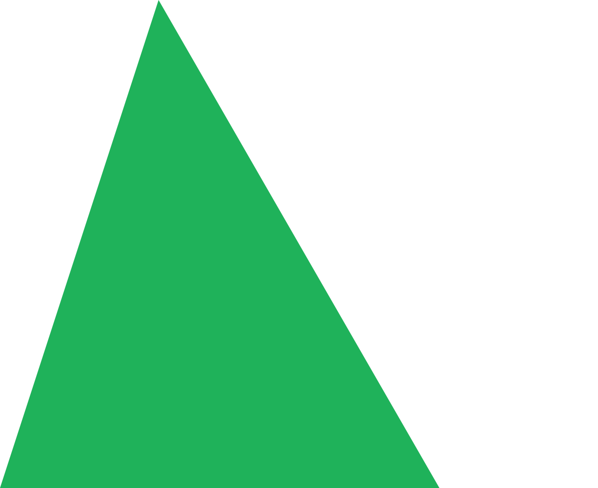 Triangle green graphic element